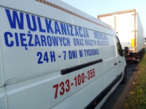 Serwis opon ciężarowych Warszawa TIR - 24h Mobil